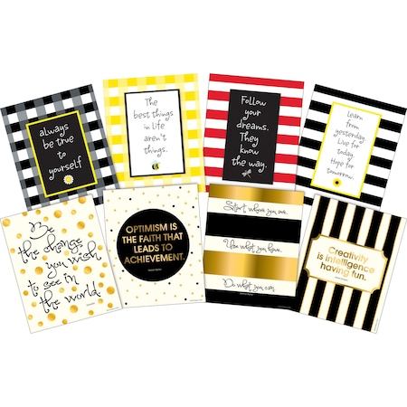 Barker Creek Be True To Yourself Motivational Art Print, 8/Set 4186